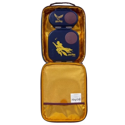 B.box Harry Potter Flexi Insulated Lunch Bag | Fits Large Lunchbox & Snackbox | Machine Washable, Eco-Friendly, Leak-Resistant Kids Lunch Bag