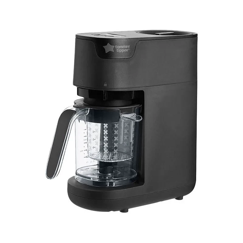 Tommee Tippee Quick Cook Baby Food Steamer Blender, all stages of weaning, 200g max capacity,  Black