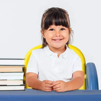 Kids Table and Chairs Set, Toddler Activity Table for Eating, Drawing, Painting & Learning | Easy to Assemble | Age 2-6y