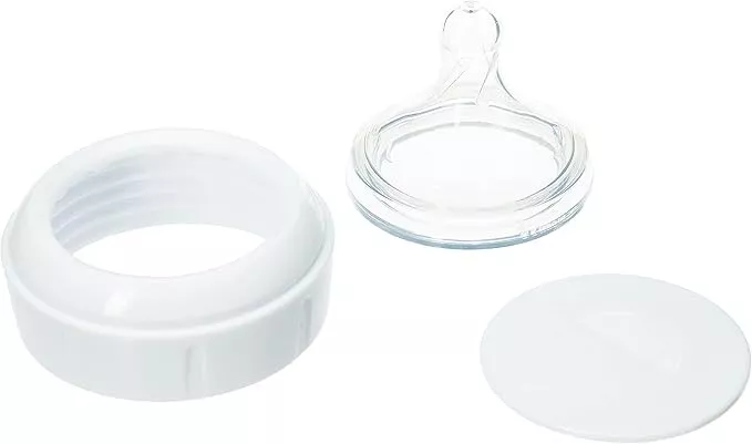 Dr. Brown's Options+ Wide-Neck Bottle Sampler Kit – Anti-Colic, Breast-Like Nipple, 270ml & 150ml Bottles.