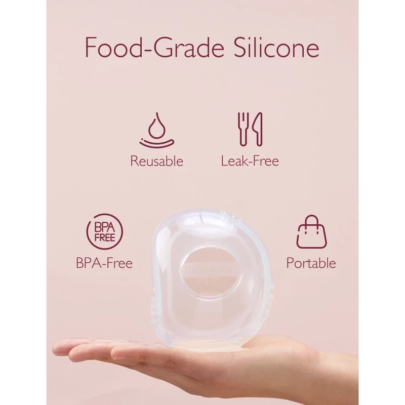 Momcozy Milk Collector for Breastmilk, Silicone Breast Milk Shells