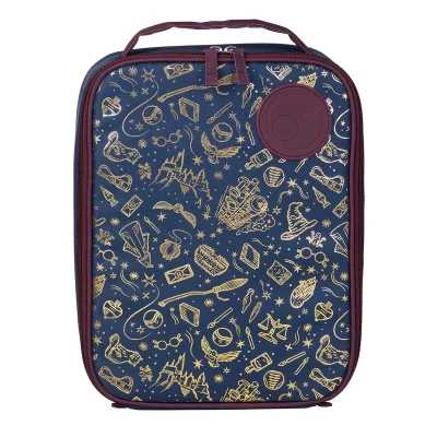 B.box Harry Potter Flexi Insulated Lunch Bag | Fits Large Lunchbox & Snackbox | Machine Washable, Eco-Friendly, Leak-Resistant Kids Lunch Bag