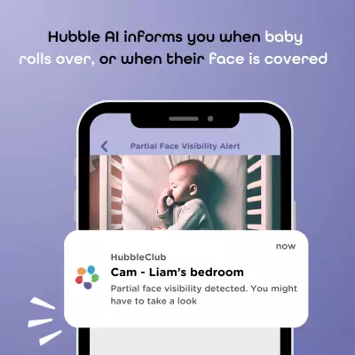 HUBBLE CONNECTED SkyVision AI Powered HD bABY mONITOR