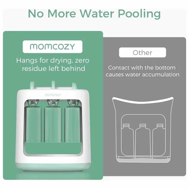 Momcozy Squeeze Station,Baby Food Maker&Pouch Filler for Homemade Baby Puree, BPA-Free, Dishwasher Safe, with Reusable Baby Food Pouches for Babies & Toddlers