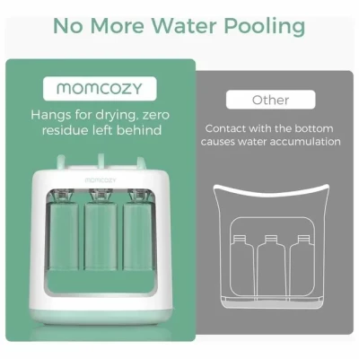 Momcozy Squeeze Station,Baby Food Maker&Pouch Filler for Homemade Baby Puree, BPA-Free, Dishwasher Safe, with Reusable Baby Food Pouches for Babies & Toddlers