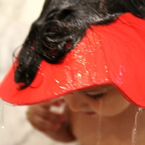 Babyjem Baby Shower Cap Red, Yellow