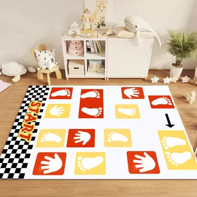 Modern Kids Non-Slip Floor Playmat with Kid-friendly Prints | Different Sizes and Prints