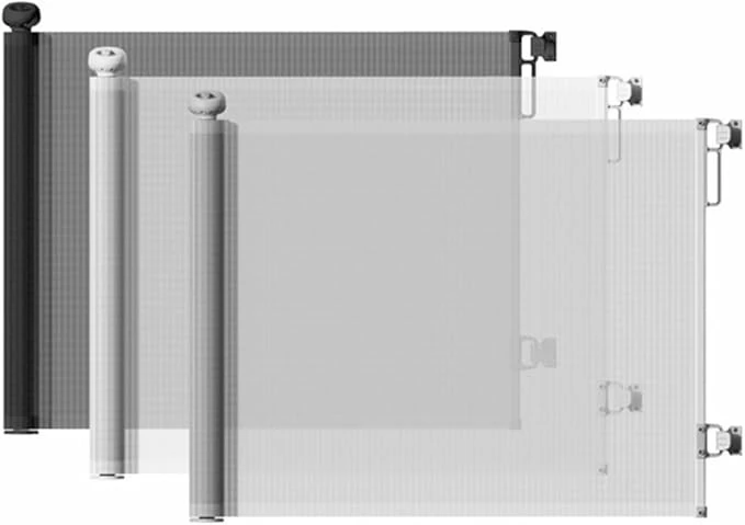 Retractable Baby Safety Gate| Roll-Up Stair & Door Gate for Babies, Dogs & Pets | ‎135 x 135 x 86 cm