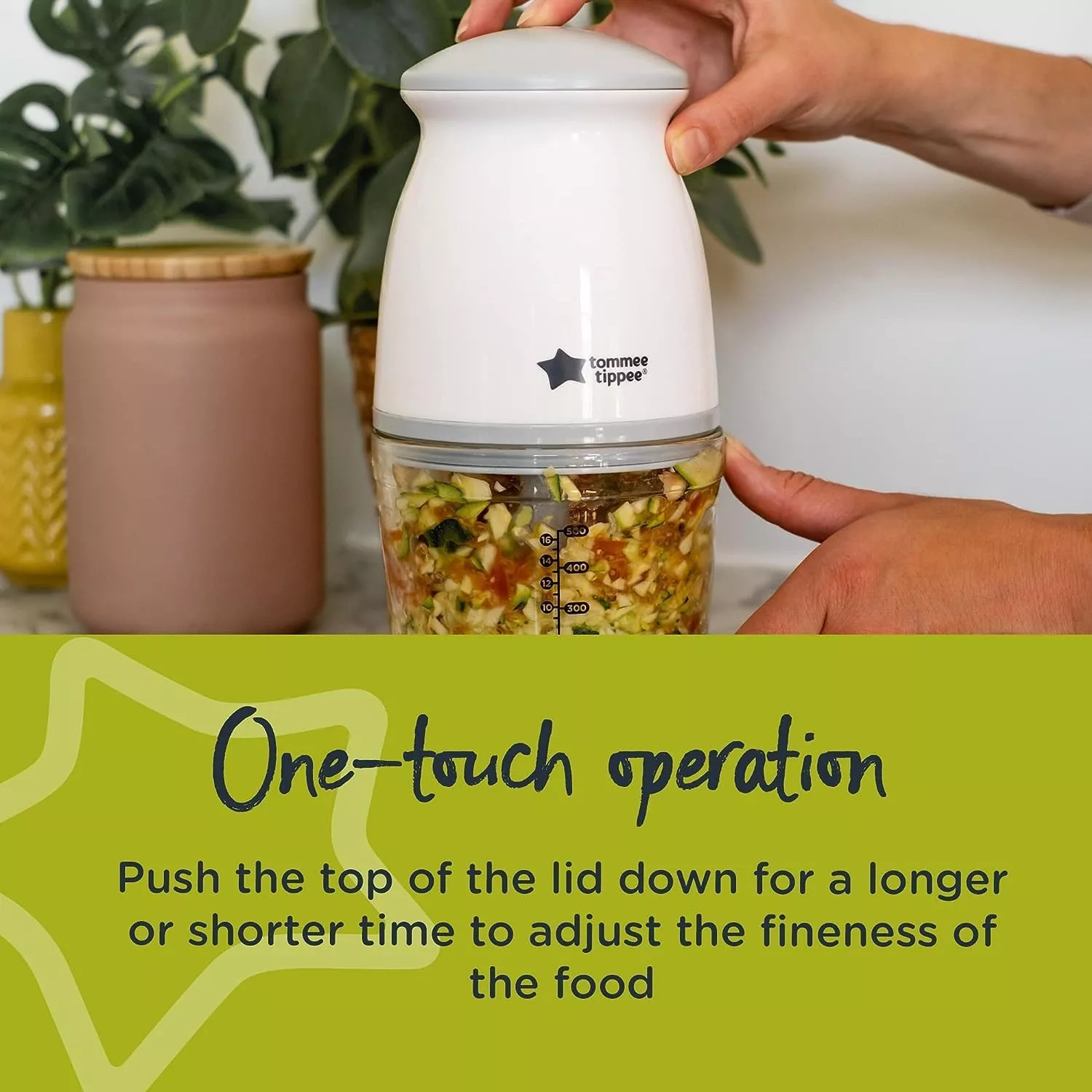 Tommee Tippee - Quick-Chop Mini Baby Food Blender and Chopper