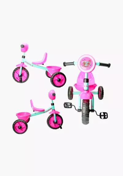 LOL Surprise My First Trike – Pink & Turquoise Tricycle with Front Light, Storage Bin & Rugged Wheels | Ages 1.5–4