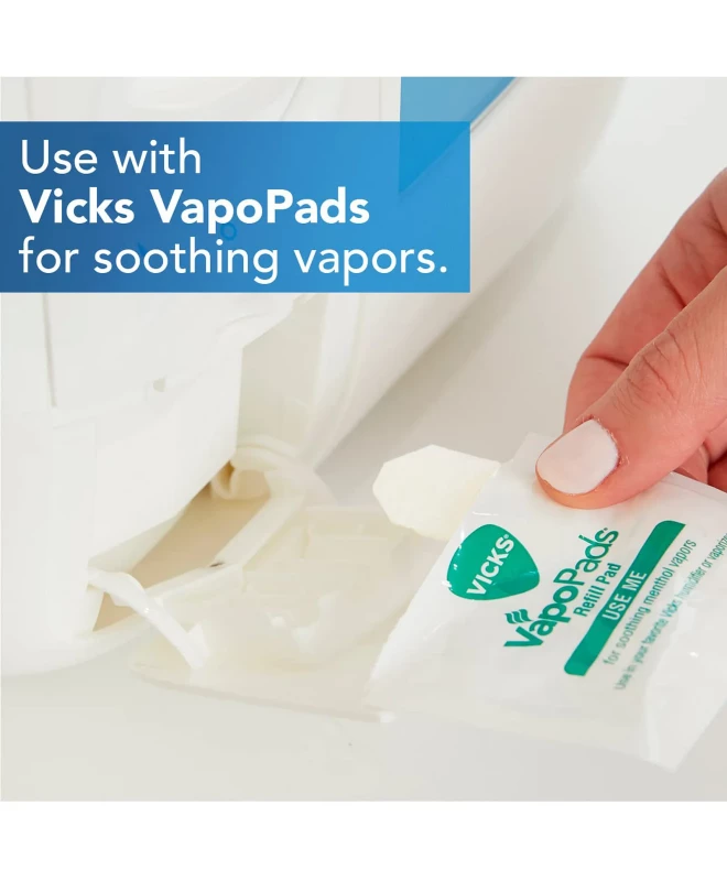 Vicks Warm Mist Humidifier – 99% Bacteria-Free Steam for Easy Breathing & Better Sleep