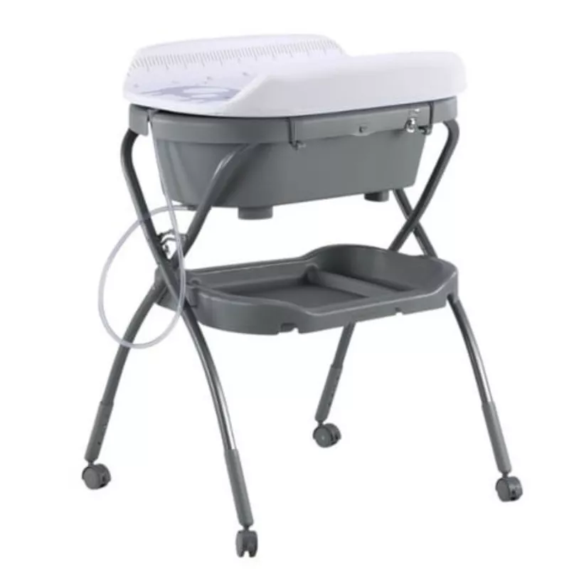 Toimoys Bathing Station, 2-in-1 Baby Bath and Changing Pad | Soft, Ergonomic Design, Safe & Comfortable for Newborns and Infants