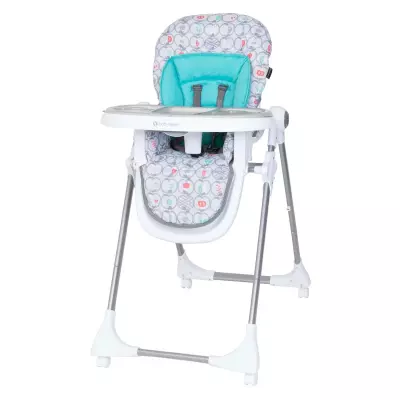 Baby Trend High Feeding Chair, Adjustable and Foldable Kids Chair with Wheels, Reclining Kids Seat with Detachable Feeding Tray