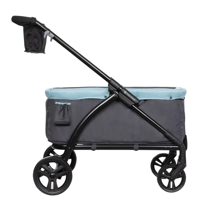 Expedition Double Stroller Wagon | 2-Seater Push & Pull Wagon with Canopy, Large Storage & 3-Point Harness, 6m+