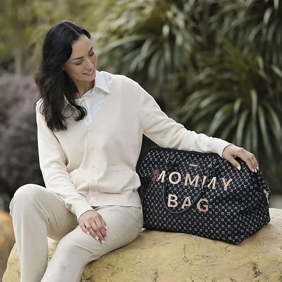 SUNVENO Duffle Bag Women Travel Bag Mommy