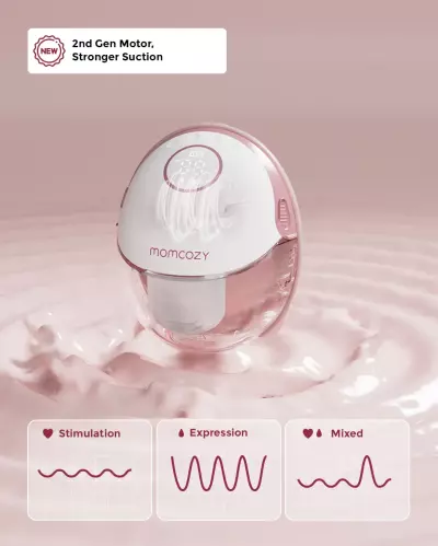 Momcozy Mobile Style™ Hands-free Slim Breast Pump | M6 - Single