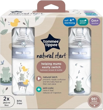 Tommee Tippee Natural Start 260ml Decorated Bottle
