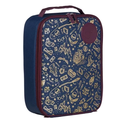 B.box Harry Potter Flexi Insulated Lunch Bag | Fits Large Lunchbox & Snackbox | Machine Washable, Eco-Friendly, Leak-Resistant Kids Lunch Bag
