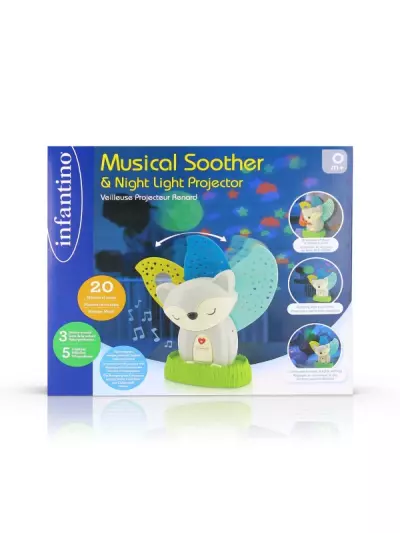 Infantino  2-In-1 Musical Soother & Night Light Projector