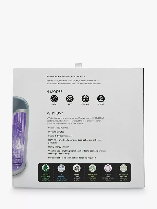 Vital Baby Nurture Advanced Pro UV Steriliser & Dryer