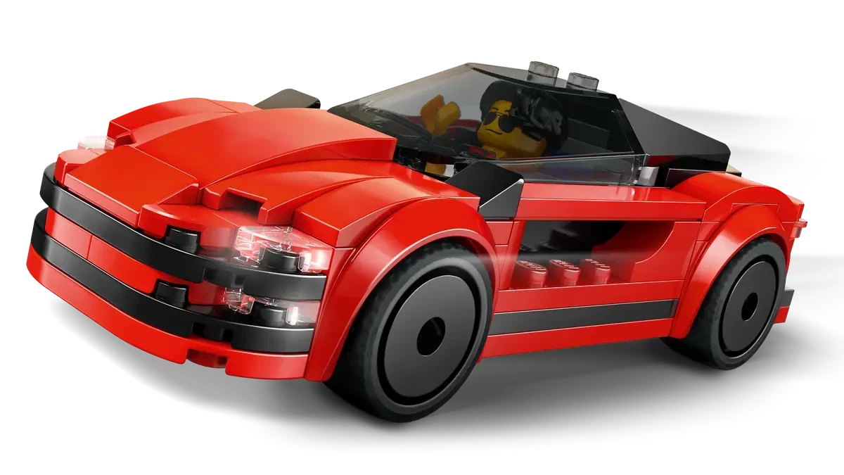 Red Sports Car - 60448