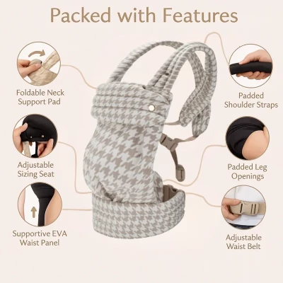 Baby Carrier Houndstooth