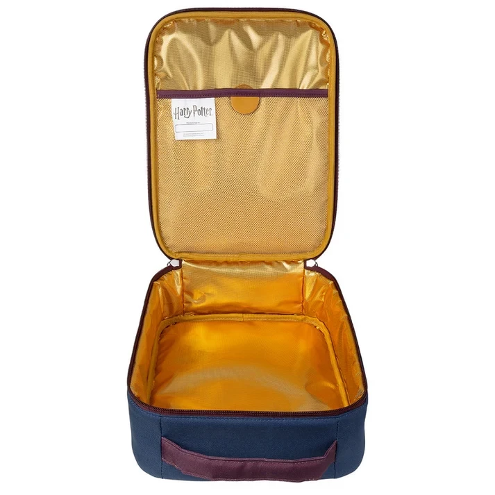 B.box Harry Potter Flexi Insulated Lunch Bag | Fits Large Lunchbox & Snackbox | Machine Washable, Eco-Friendly, Leak-Resistant Kids Lunch Bag