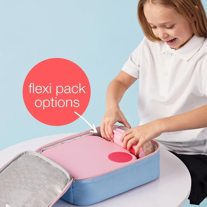 B.box Harry Potter Flexi Insulated Lunch Bag | Fits Large Lunchbox & Snackbox | Machine Washable, Eco-Friendly, Leak-Resistant Kids Lunch Bag