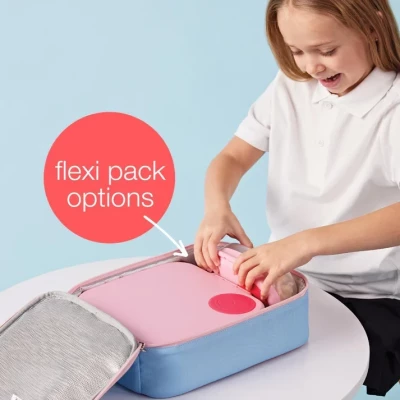 B.box Harry Potter Flexi Insulated Lunch Bag | Fits Large Lunchbox & Snackbox | Machine Washable, Eco-Friendly, Leak-Resistant Kids Lunch Bag