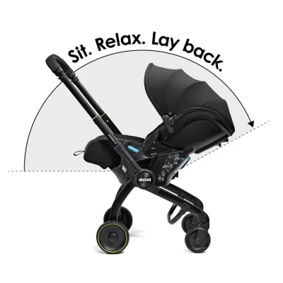 4 in 1 Stroller for 0m+, Car Seat & Stroller in 1 | 3 Reclining Positions, i-Size Certified, Enhanced Safety & Comfort Travel System