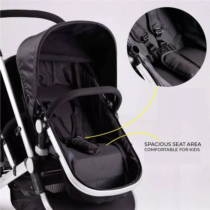 QTbabies Twin Double Stroller