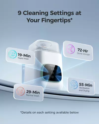 Momcozy KleanPal Pro Baby Bottle Washer Electric Bottle Washer