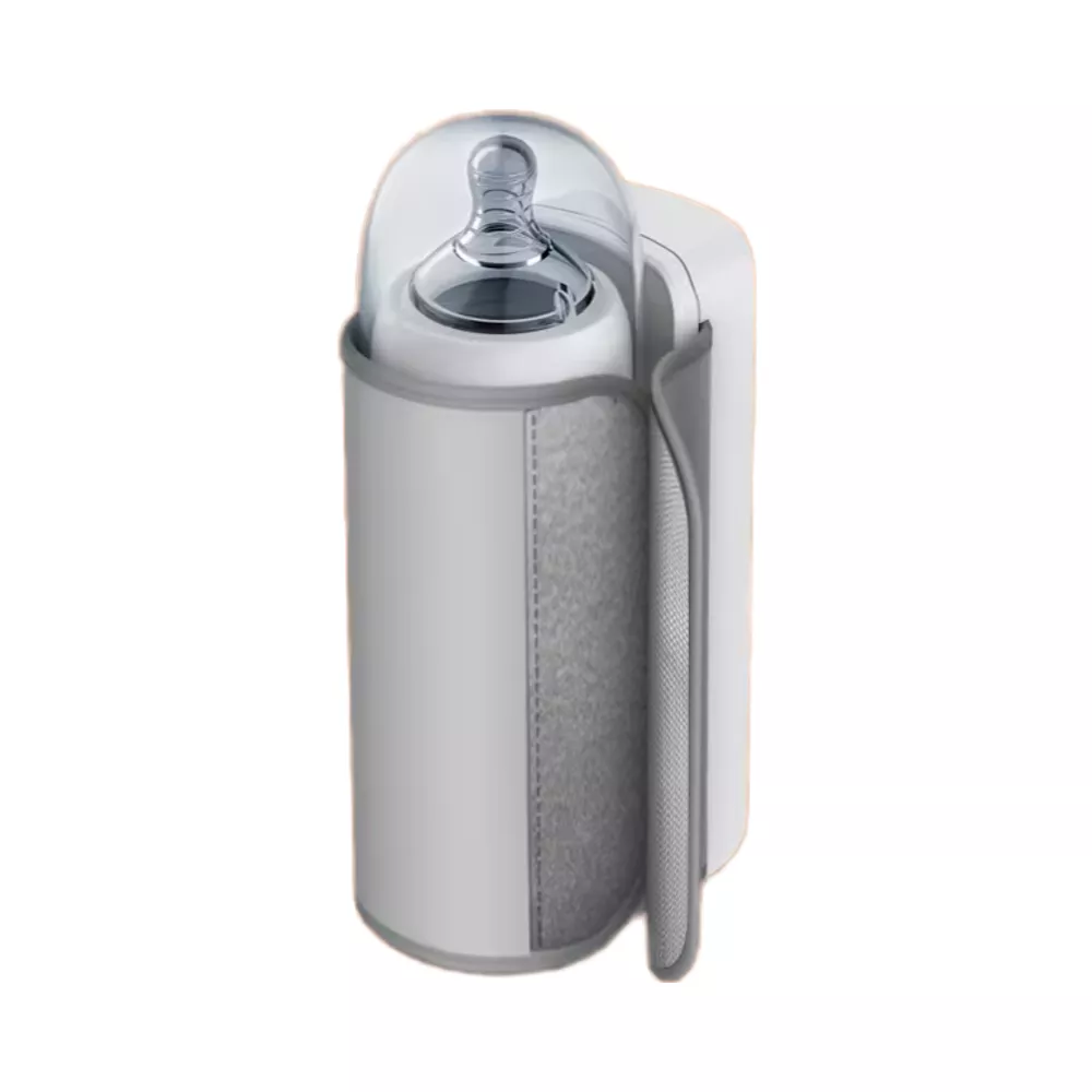 Rechargeable Baby Bottle Warmer Portable, 6 Temperature Setting Warmer with LED Display, Temperature Adjustable, Portable Bottle Warmer for Travel