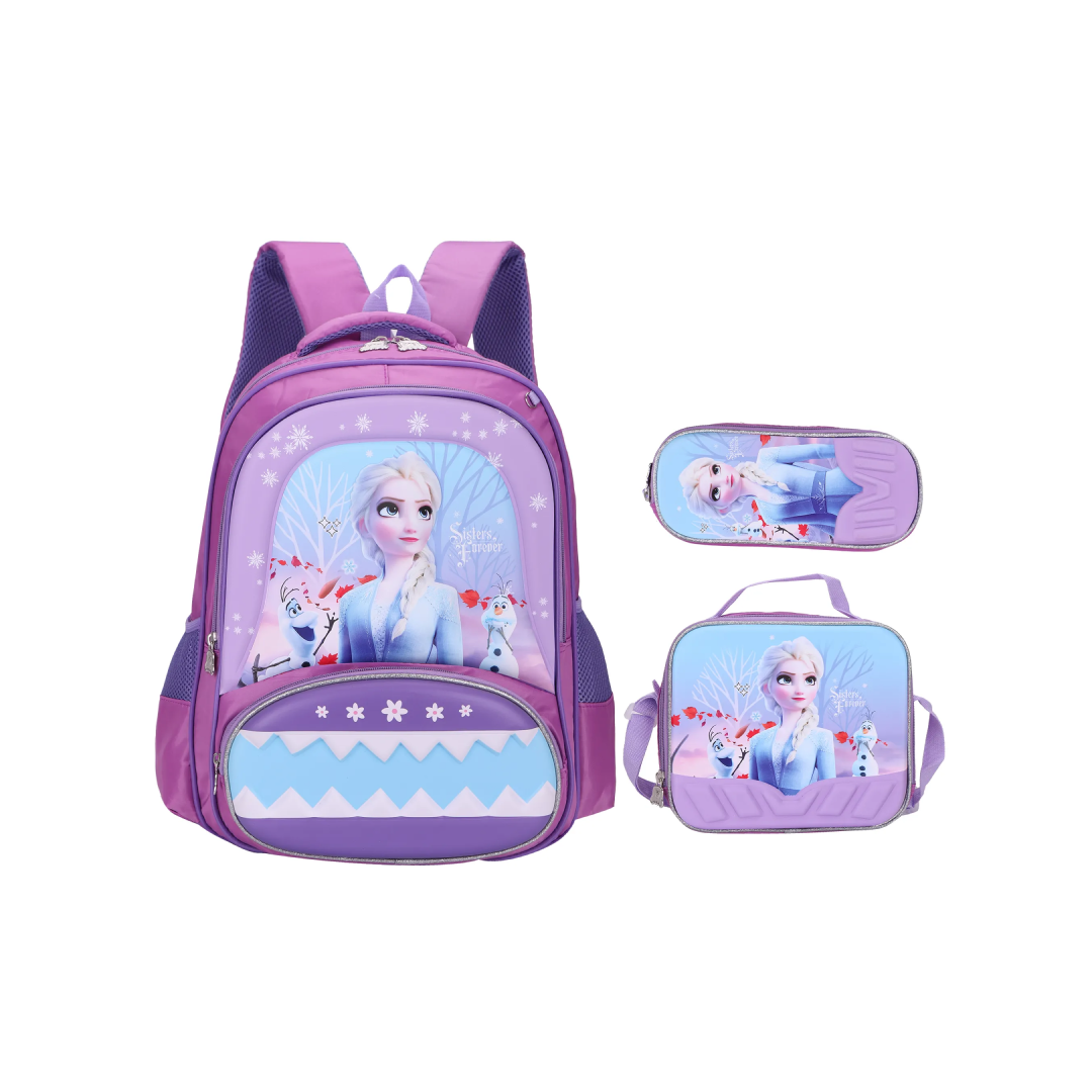 3 in 1 School Bag Set with Pencil Case and Lunch Bag