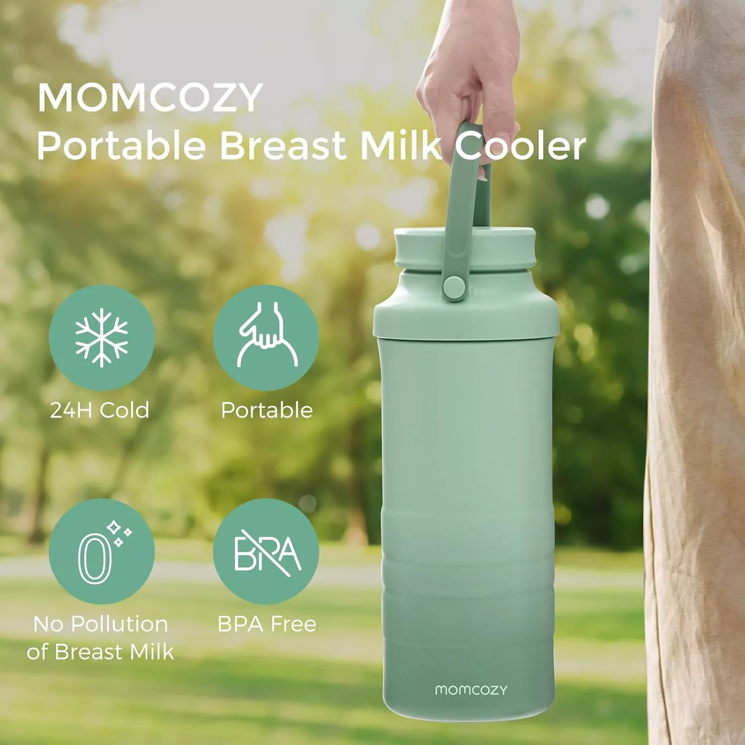 Momcozy Portable Breast Milk Cooler for Outdoor