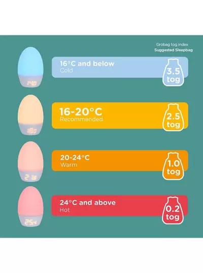 Groegg 2 Nursery Thermometer