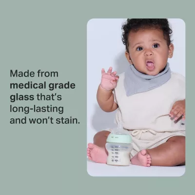 Tommee Tippee Baby Bottles, Natural Start Glass