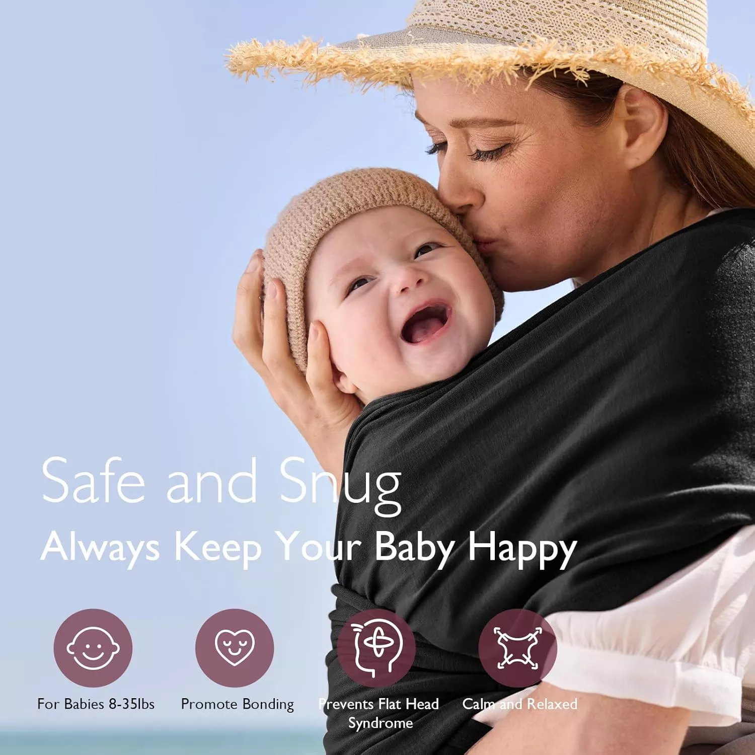 Momcozy Baby Wrap Carrier Sling