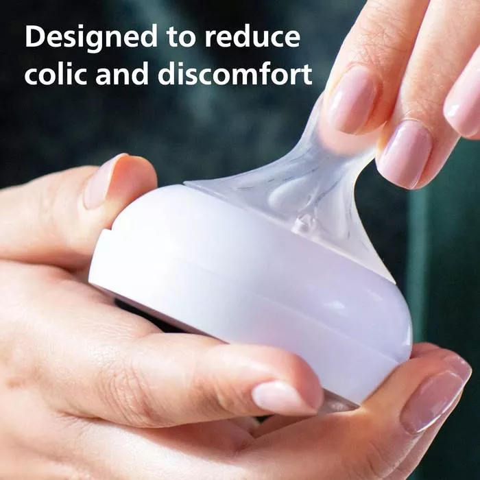 Philips Avent Natural Response Baby Bottle 260ml, BPA Free for Babies 1 Month