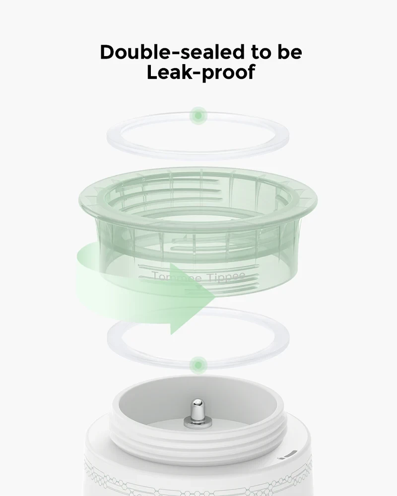 Momcozy Portable Bottle Warmer for Travel | Cordless Fast Heating, Leak-Proof Design, Long Battery Life, Fits Dr. Brown, Philips Avent, Medela, Tommee Tippee, Comotomo