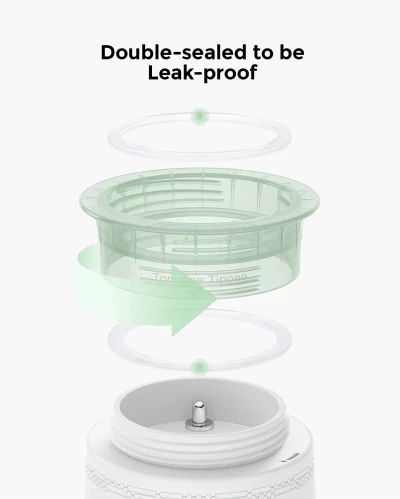 Momcozy Portable Bottle Warmer for Travel | Cordless Fast Heating, Leak-Proof Design, Long Battery Life, Fits Dr. Brown, Philips Avent, Medela, Tommee Tippee, Comotomo