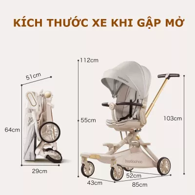 Baobaohao  foldable stroller