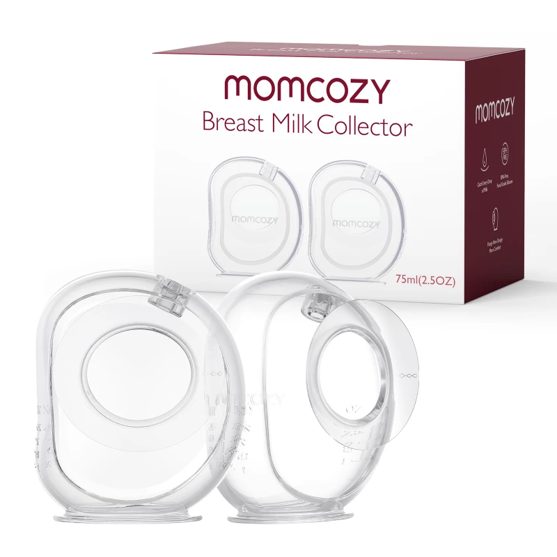 Momcozy Milk Collector for Breastmilk, Silicone Breast Milk Shells