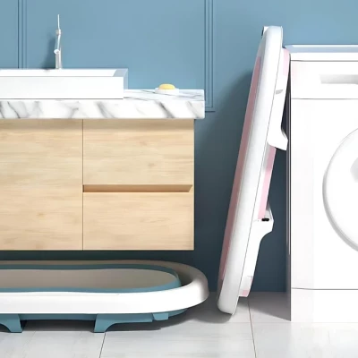 Portable Non-slip Baby Bathtub for Infants to Toddlers