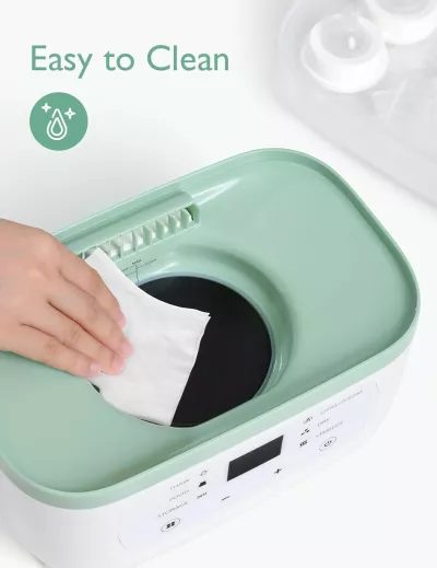 Momcozy 8-in-1 Electric Baby Bottle Sterilizer and Dryer | Steam Sterilizer for Bottles, Pump Parts & Baby Essentials