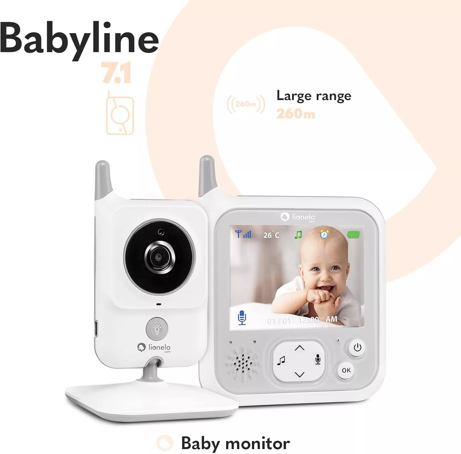 Lionelo Electronic Nanny - Babyline 7.1 0