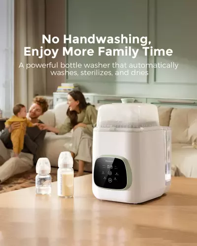 Momcozy KleanPal Pro Baby Bottle Washer Electric Bottle Washer