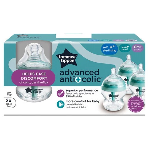 Tommee Tippee Advanced Anti-Colic Baby Bottle 150ml