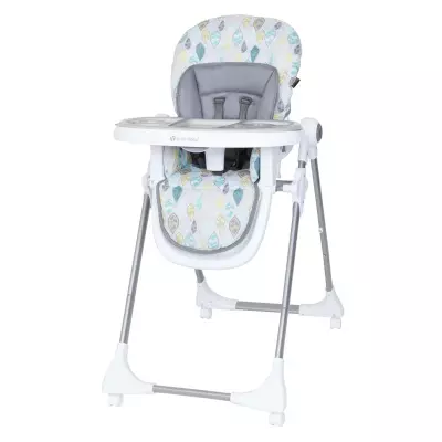 Baby Trend High Feeding Chair, Adjustable and Foldable Kids Chair with Wheels, Reclining Kids Seat with Detachable Feeding Tray