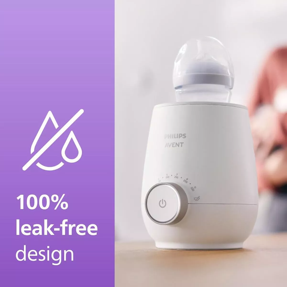 Philips Avent Premium Fast Bottle Warmer, Fast, Safe & Gentle Warming for Milk and Baby Food